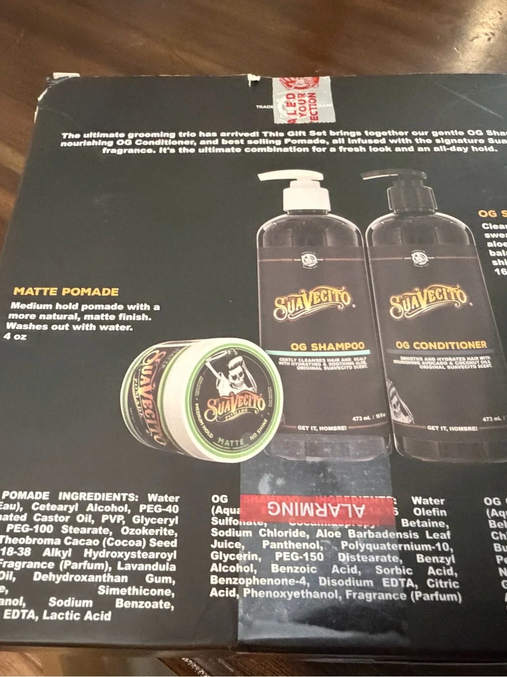 Suavecito gift set suavecito pomade pomade shampoo & conditioner brand new